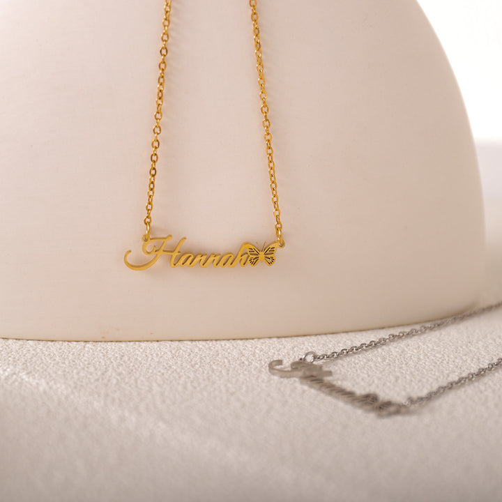 Personalized necklace with butterfly charm – meaningful jewelry for Mother’s Day